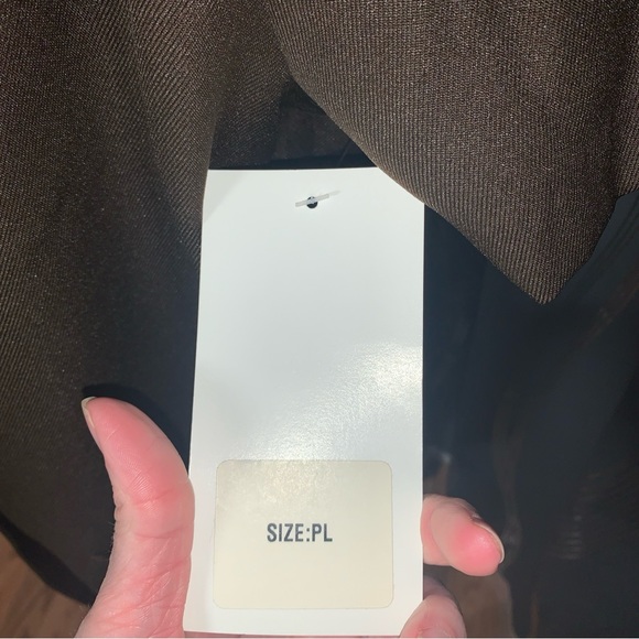 Vintage Womens Bend Over By Levi’s Short Sleeve Pant Suit Brown Size 18P/ Large - Picture 8 of 16